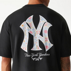 Polera New York Yankees MLB Floral Black