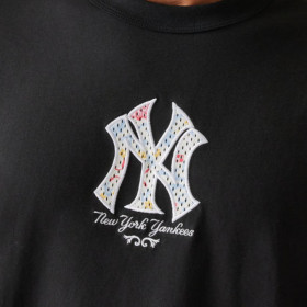 Polera New York Yankees MLB Floral Black