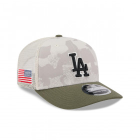 Gorra 9Seventy Los Angeles Dodgers MLB  Armed Forces Day Beige