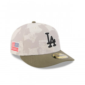 Gorra 59Fifty Los Angeles Dodgers MLB  Armed Forces Day Beige