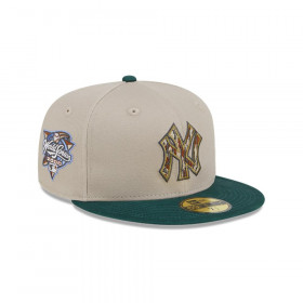 Jockey New York Yankees MLB 59Fifty Tree Bark Fill Grey