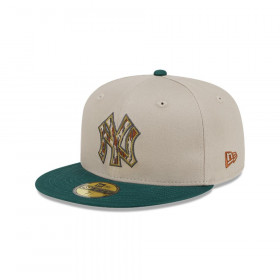 Jockey New York Yankees MLB 59Fifty Tree Bark Fill Grey
