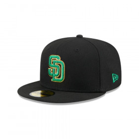Gorra San Diego Padres MLB 59Fifty Metallic Green Pop Black