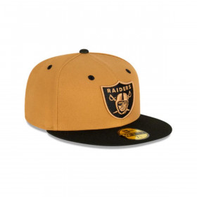 Gorra 59fifty NFL Las Vegas Raiders Wheat Black Med Beige