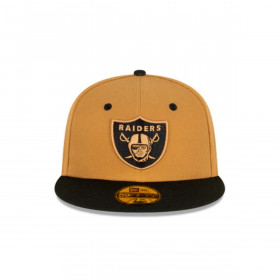 Gorra 59fifty NFL Las Vegas Raiders Wheat Black Med Beige