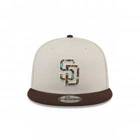 Gorro 9fifty MLB San Diego Padres Floral Fill Light Beige