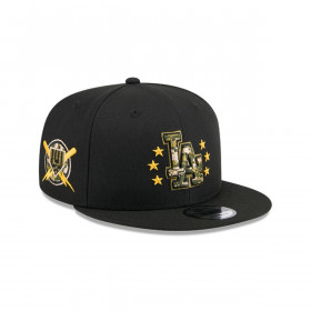 Gorro 9fifty MLB Los Angeles Dodgers Armed Forces Black