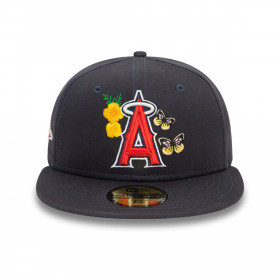 Gorra 59Fifty Anaheim Angels MLB Seasonal Flower Navy