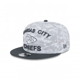 Gorra 9Fifty Kansas City Chiefs NFL Salute to Service Grey