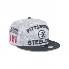 Gorra 9Fifty Pittsburgh Steelers NFL Salute to Service Grey