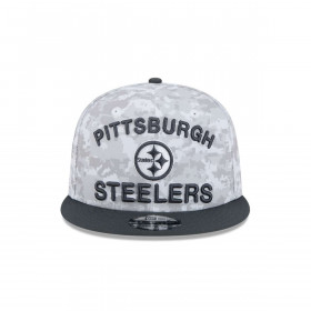 Gorra 9Fifty Pittsburgh Steelers NFL Salute to Service Grey