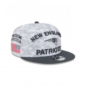 Gorra 9Fifty New England Patriots NFL Salute to Service Grey