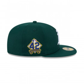 Gorra 59Fifty Oakland Athletics MLB Jackie Robinson Dark Green