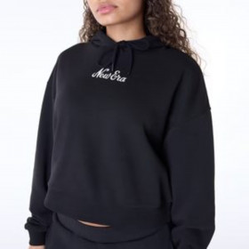 Poleron New Era  Script Crop Black