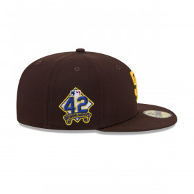 Gorra 59Fifty San Diego Padres MLB Jackie Robinson Dark Brown