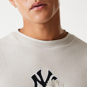 Polera New York Yankees Floral Beige