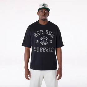 Polera  New Era Buffalo Graphic Black