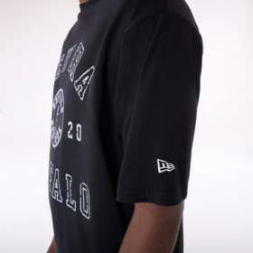 Polera  New Era Buffalo Graphic Black
