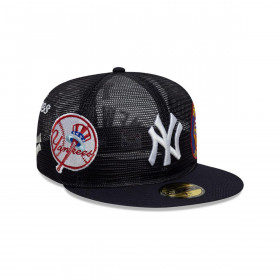 Gorra 59Fifty New York Yankees Aop Mesh Navy