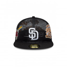 Gorra 59Fifty San Diego Padres Aop Mesh Black