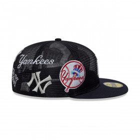 Gorra 59Fifty New York Yankees Aop Mesh Navy