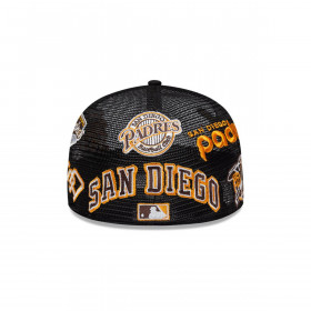 Gorra 59Fifty San Diego Padres Aop Mesh Black