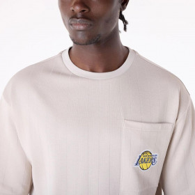 Poleron  Los Angeles Lakers NBA Heritage Light Beige