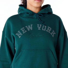 Polerón  New York Yankees MLB Diamante Dark Green Woman