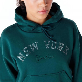 Polerón  New York Yankees MLB Diamante Dark Green Woman