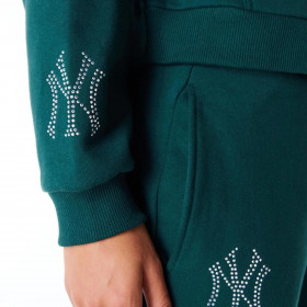 Polerón  New York Yankees MLB Diamante Dark Green Woman