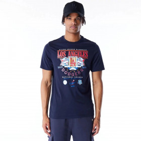 Polera  Los Angeles Dodgers MLB Badge Graphic Navy