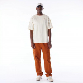 Polera New Era Script Essential Light Beige