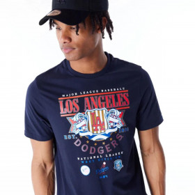 Polera  Los Angeles Dodgers MLB Badge Graphic Navy