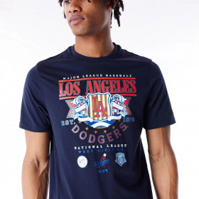 Polera  Los Angeles Dodgers MLB Badge Graphic Navy