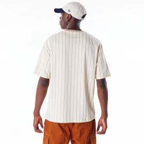 Polera New Era Script Essential Light Beige