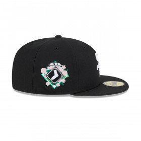 Gorra 59Fifty Chicago White Sox Floral Undervisor  Black