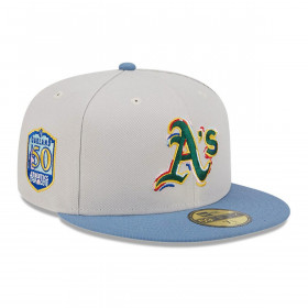 Gorra 59Fifty Oakland Athletics Color Brush Blue