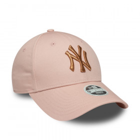 Gorra 9Forty New York Yankees Metallic Pink Women