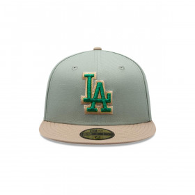 Gorra 59Fifty Los Angeles Dodgers MLB Green Camel Black