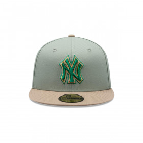 Gorra 59Fifty New York Yankees MLB Green Camel Black